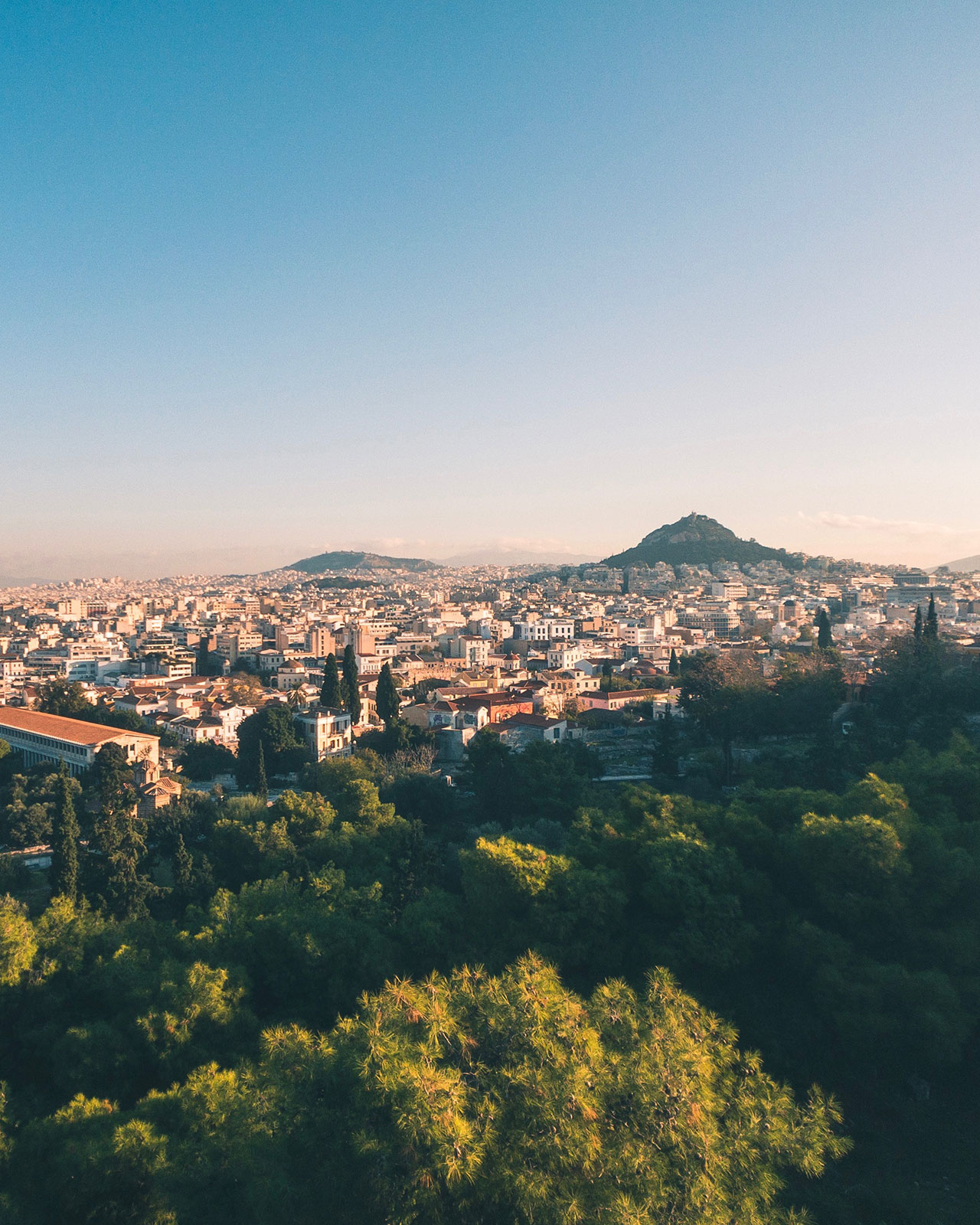 athens, city, view, truth